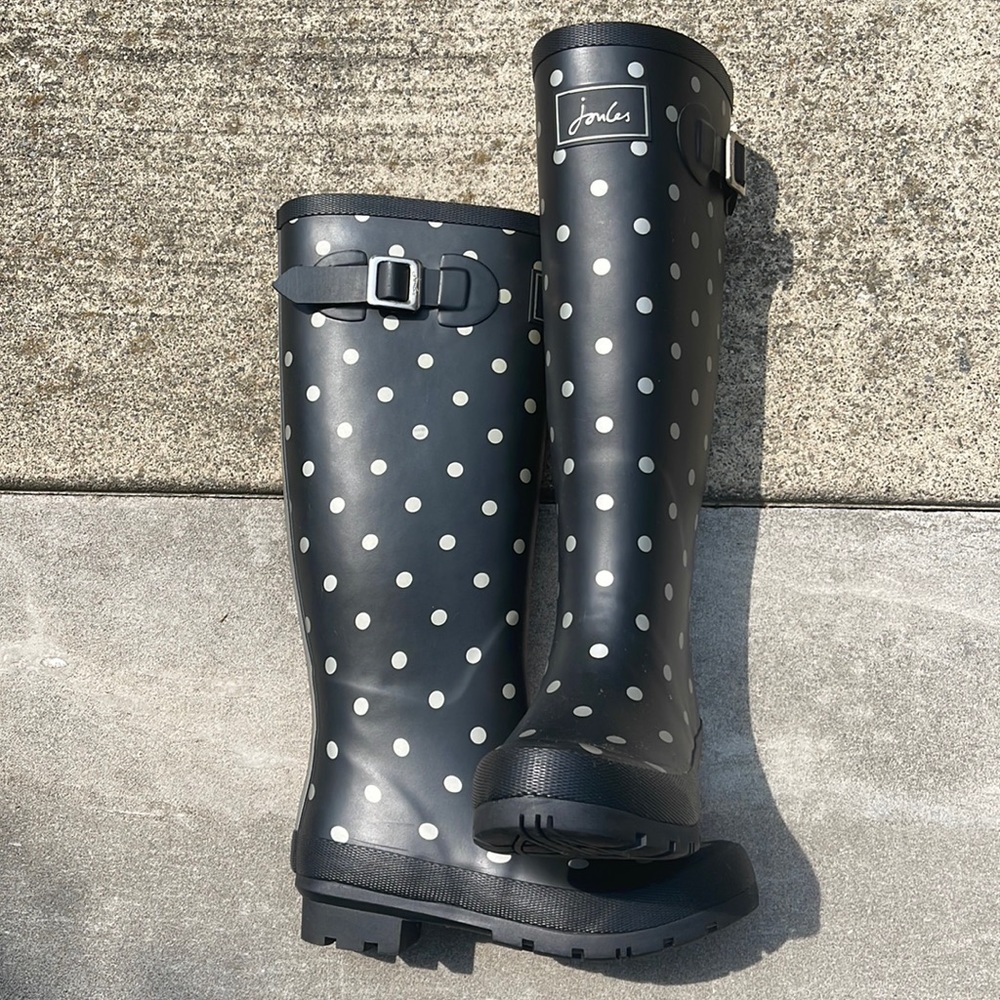 Joules Polka Dot Rainboots